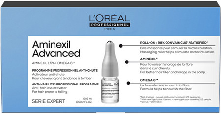 L'Oréal Professionnel Série Expert Aminexil  Advanced Ampoules stimulačná kúra proti padaniu vlasov