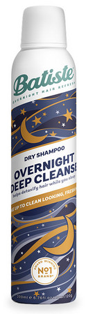 Batiste Overnight Deep Cleanse suchý šampon na noc s uklidňující vůní