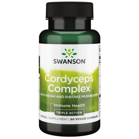Swanson Cordyceps Complex Doplněk stravy pro podporu imunity