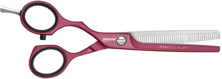 Jaguar Pastell Plus 40 Berry Left efilační nůžky na vlasy