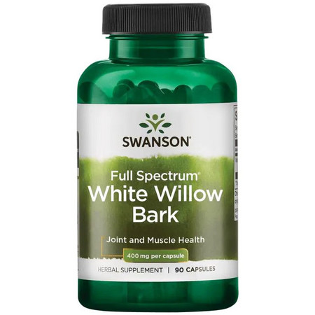 Swanson Full Spectrum White Willow Bark Doplněk stravy pro podporu kloubů