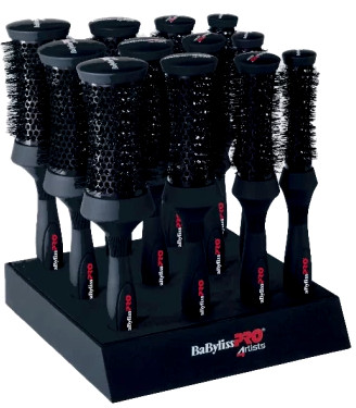 BaByliss PRO Babddspe Display with 12 Brushes