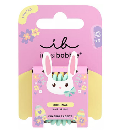 Invisibobble Easter Chasing Rabbits spiral hair band