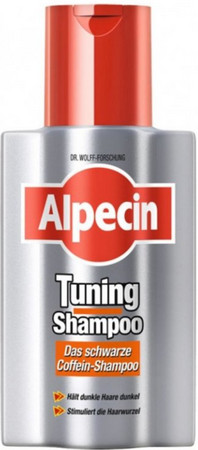 Alpecin Tuning Shampoo caffeine shampoo with dark pigments for dark hair
