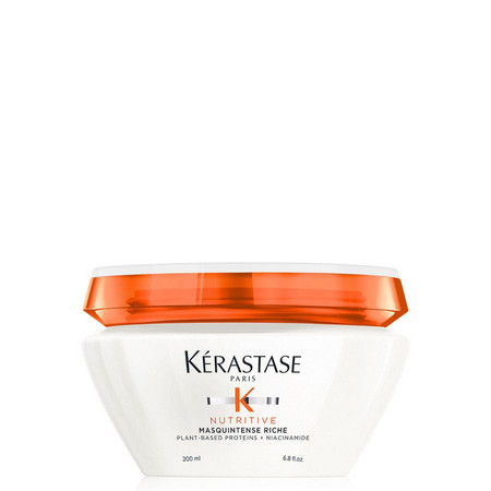 Kérastase Nutritive Masquintense Riche ultra-concentrated rich hair mask with essential nutrients.