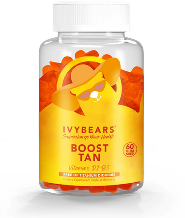 IvyBears Boost Tan vitamins for a beautiful tan