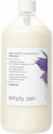 Simply Zen Age Benefit & moisturizing Shampoo hydratačný šampón pre farebné alebo mierne suché vlasy