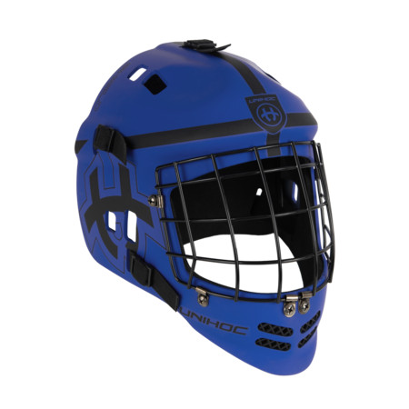 Unihoc SHIELD blue/black Goalie Helm