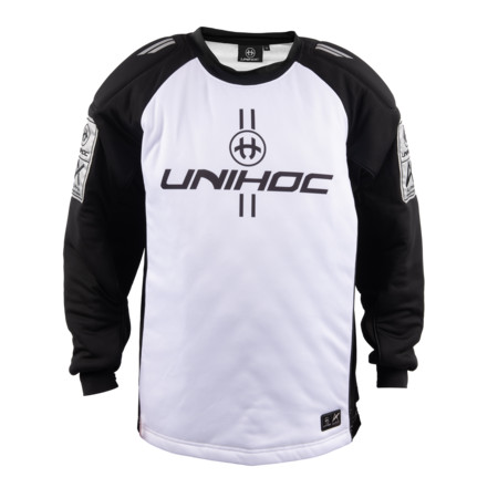 Unihoc ALPHA white/black Goalkeeper jersey