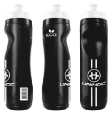 Unihoc Water Bottle ECO black 0.9L Flasche