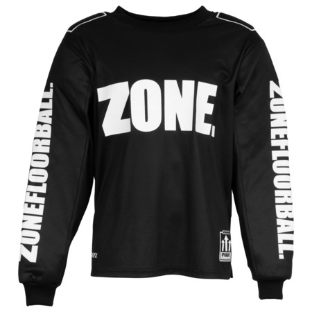 Zone floorball Goalie sweater UPGRADE SW black/white Goalie Torwarttrikot