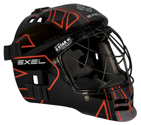 Exel G STAR HELMET BLACK JR Goalie Mask