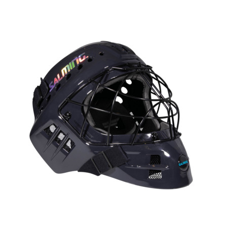 Salming Phoenix Elite Helmet Black Shiny Brankářská maska