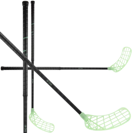 Zone floorball HARDER AIR UL 28 black/ice green Floorball schläger