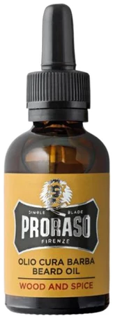 Proraso Beard Oil Wood & Spice olej na vousy s vůní dřeva a koření