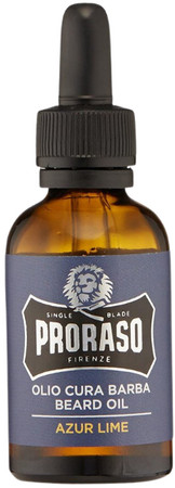 Proraso Beard Oil Azur Lime olej na vousy s vůní limetky a citrusů