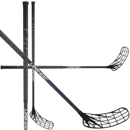 Unihoc UNILITE SUPERSKIN MAX TITAN 29 black/blue Floorball Schläger