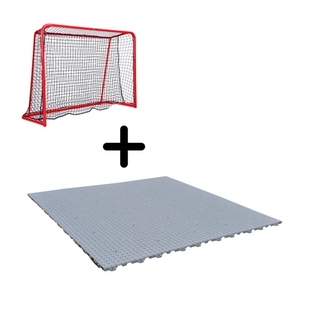 FLOORBEE RUNWAY 3.0 TRAINING ZONE 4m² Floorball-Trainingsfläche mit Ziel