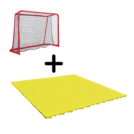 FLOORBEE RUNWAY 2.0 TRAINING ZONE 2m² Floorball-Trainingsfläche mit Ziel
