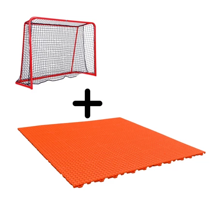 FLOORBEE RUNWAY 2.0 TRAINING ZONE 2m² Floorball-Trainingsfläche mit Ziel