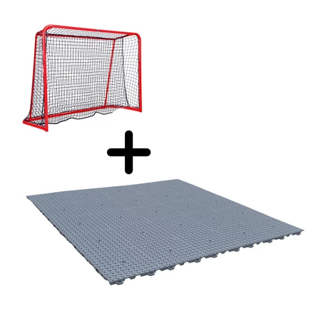 FLOORBEE RUNWAY 3.0 TRAINING ZONE 4m² Floorball-Trainingsfläche mit Ziel