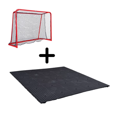 FLOORBEE RUNWAY 2.0 TRAINING ZONE 2m² Floorball-Trainingsfläche mit Ziel