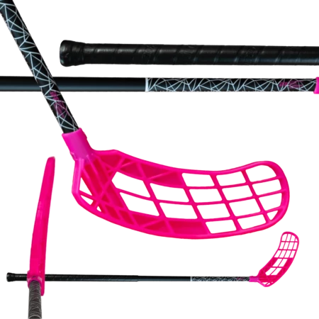 Salming QUEST1 ULTRALITE F29 Black/Pink Unihockey-Stick