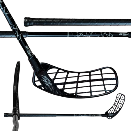 Salming HAWK KICKZONE JR F35 Black/Silver Floorball stick