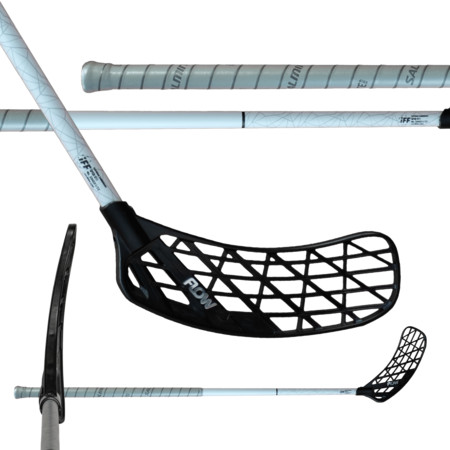 Salming FLOW ULTRALITE JR F32 Grey/Black Unihockey-Stick