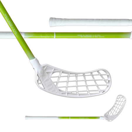 Salming MINI LITE F35 White/Green Unihockey-Stick