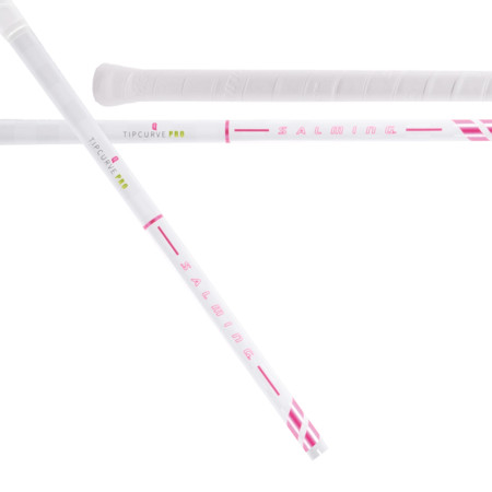 Salming Q-Series Tipcurve Pro F27 White/Pink Unihockeyschläger Schaft