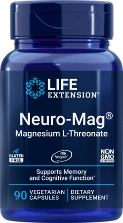 Life Extension Neuro-Mag® Magnesium L-Threonate Nahrungsergänzungsmittel mit Magnesium