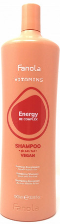 Fanola Energizing Shampoo Vitamins Energy Be Complex energizující šampon pro oslabené a jemné vlasy