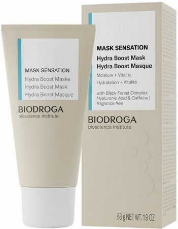 Biodroga Mask Sensation Hydra Boost Mask Feuchtigkeitsspendende Gesichtsmaske für trockene Haut