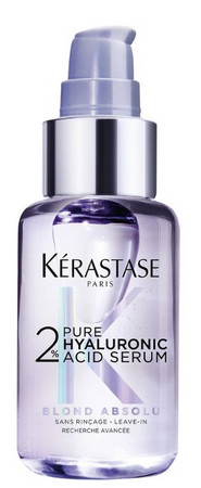 Kérastase Blond Absolu 2% Pure Hyaluronic Acid Serum Serum mit reiner 2%iger Säure. Hyaluronsäure für Haar und Kopfhaut