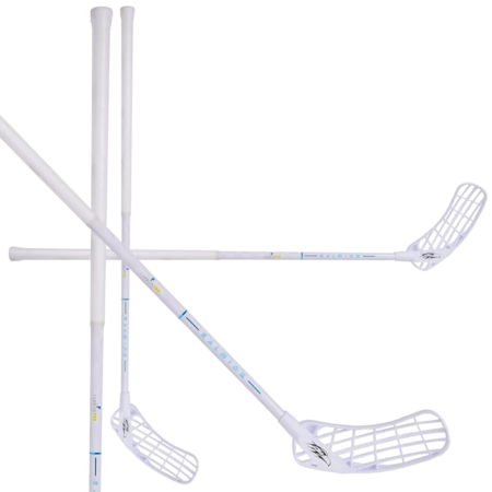 Salming P-Series Carbon Pro F27 White/Blue Floorball Schläger