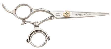 Olivia Garden SwivelCut Left profesionální nůžky na vlasy pro leváky