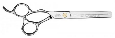 Olivia Garden Silkcut PRO Thinner Left efilační nůžky na vlasy pro leváky