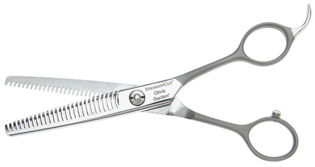 Olivia Garden StraightCut™ Thinner Double efilační nůžky na vlasy