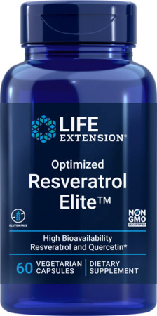 Life Extension Optimized Resveratrol Doplnok stravy pre udržanie dlhodobého zdravia