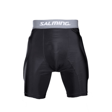 Salming Goalie Protective Shorts E-Series Black/Grey Brankárske šortky
