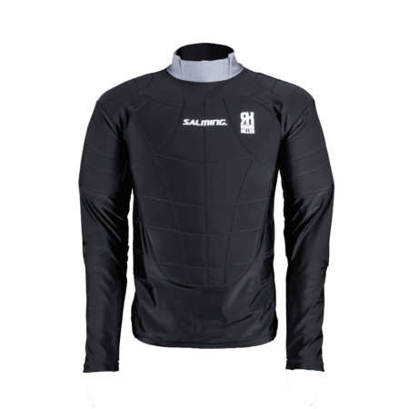 Salming Goalie Protective Vest E-Series Black/Grey Brankárska vesta