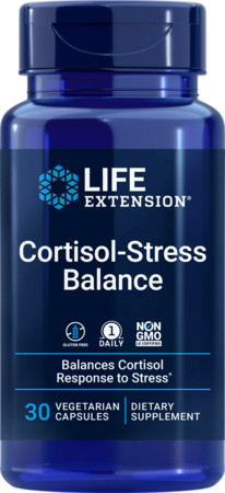 Life Extension Cortisol-Stress Balance Doplnok stravy pre podporu duševnej rovnováhy