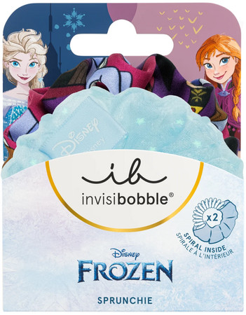 Invisibobble Sprunchie Disney Frozen sada textilných gumičiek do vlasov Ľadové kráľovstvo