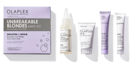 Olaplex Unbreakable Blondes Mini Kit set of mini products for blonde hair