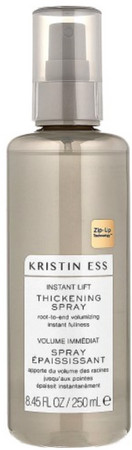 Kristin Ess Hair Instant Lift Thickening Spray liquid foam to create an even volume