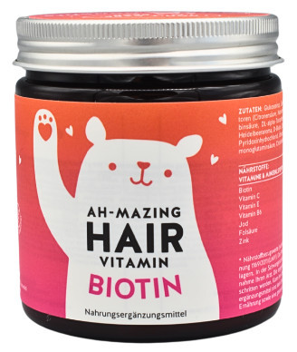 Bears with Benefits Ah-Mazing Hair Vitamins doplnok stravy pre zdravé vlasy s biotínom