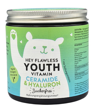 Bears with Benefits Hey Flawless Youth Sugarfree Vitamins doplnok stravy bez cukru pre mladistvú pleť
