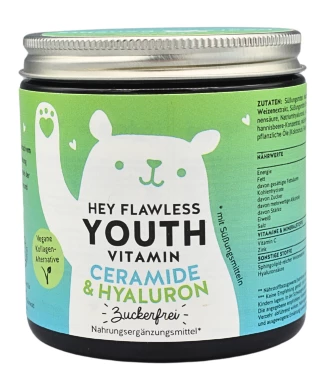 Bears with Benefits Hey Flawless Youth Sugarfree Vitamins vitamins for skin rejuvenation