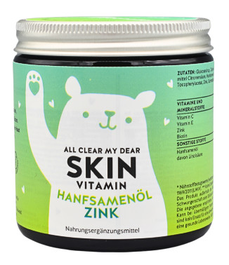 Bears with Benefits All Clear My Dear Skin Vitamins doplnok stravy pre nečistú, aknóznu pleť